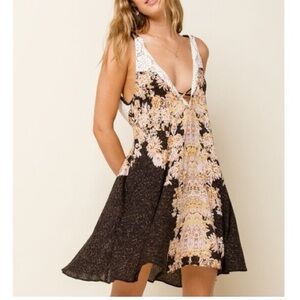 Intimately by Free People - Lace Floral Burnout Print Dress